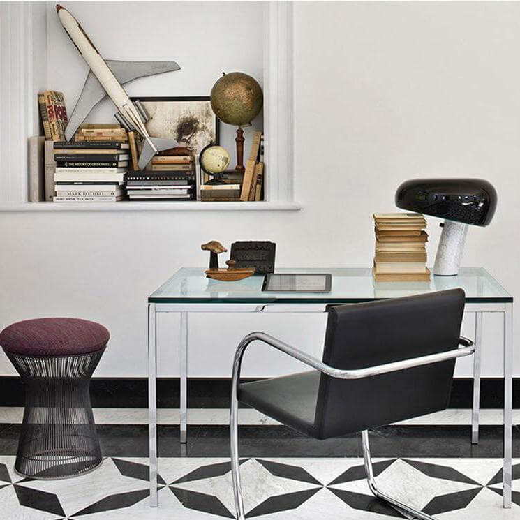 Designer Bordlampe i Marmor