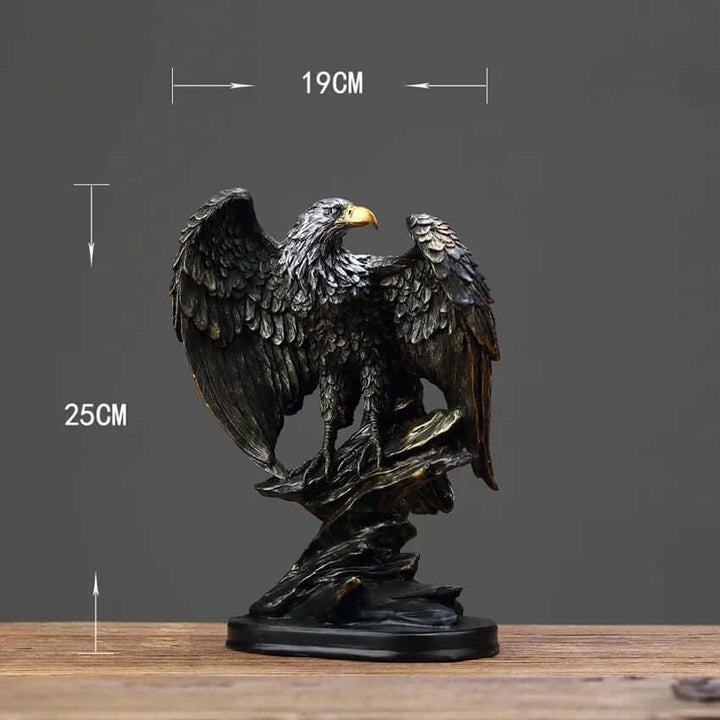 Majestætisk Ørnskulptur i Bronze