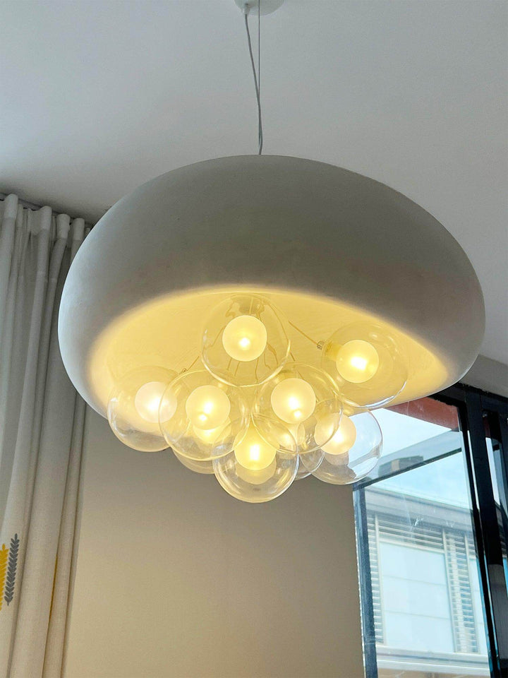 Moderne pendellampe med boble-design