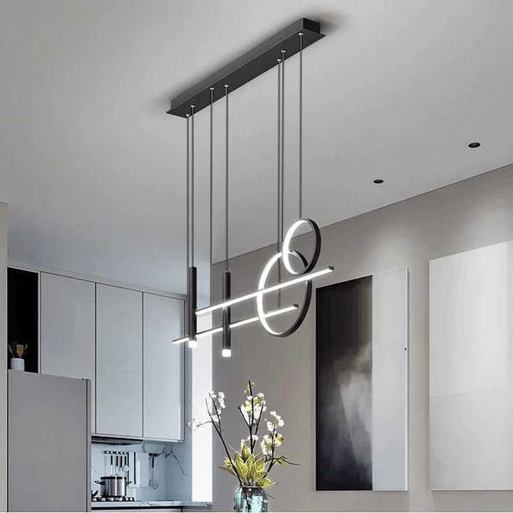 Moderne LED Pendellampe i sort