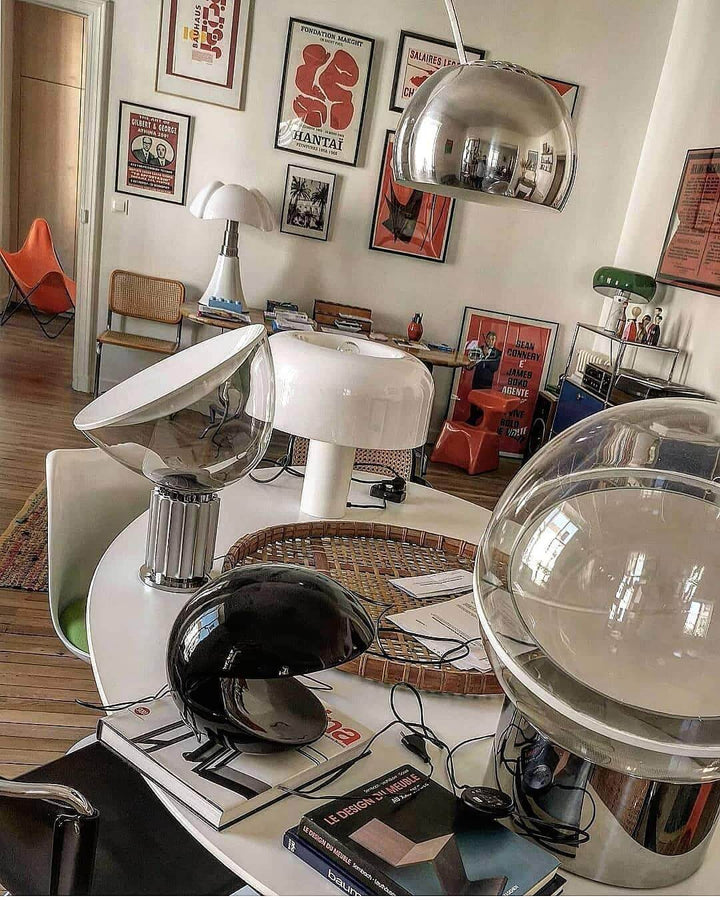 Designer Bordlampe i Marmor
