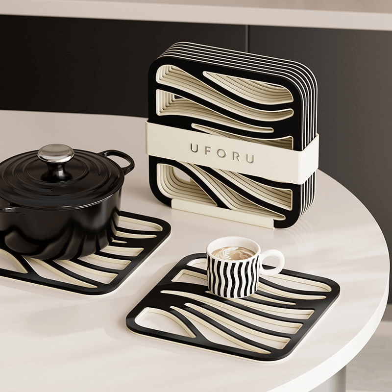 6 stk. varmeunderlag - moderne design