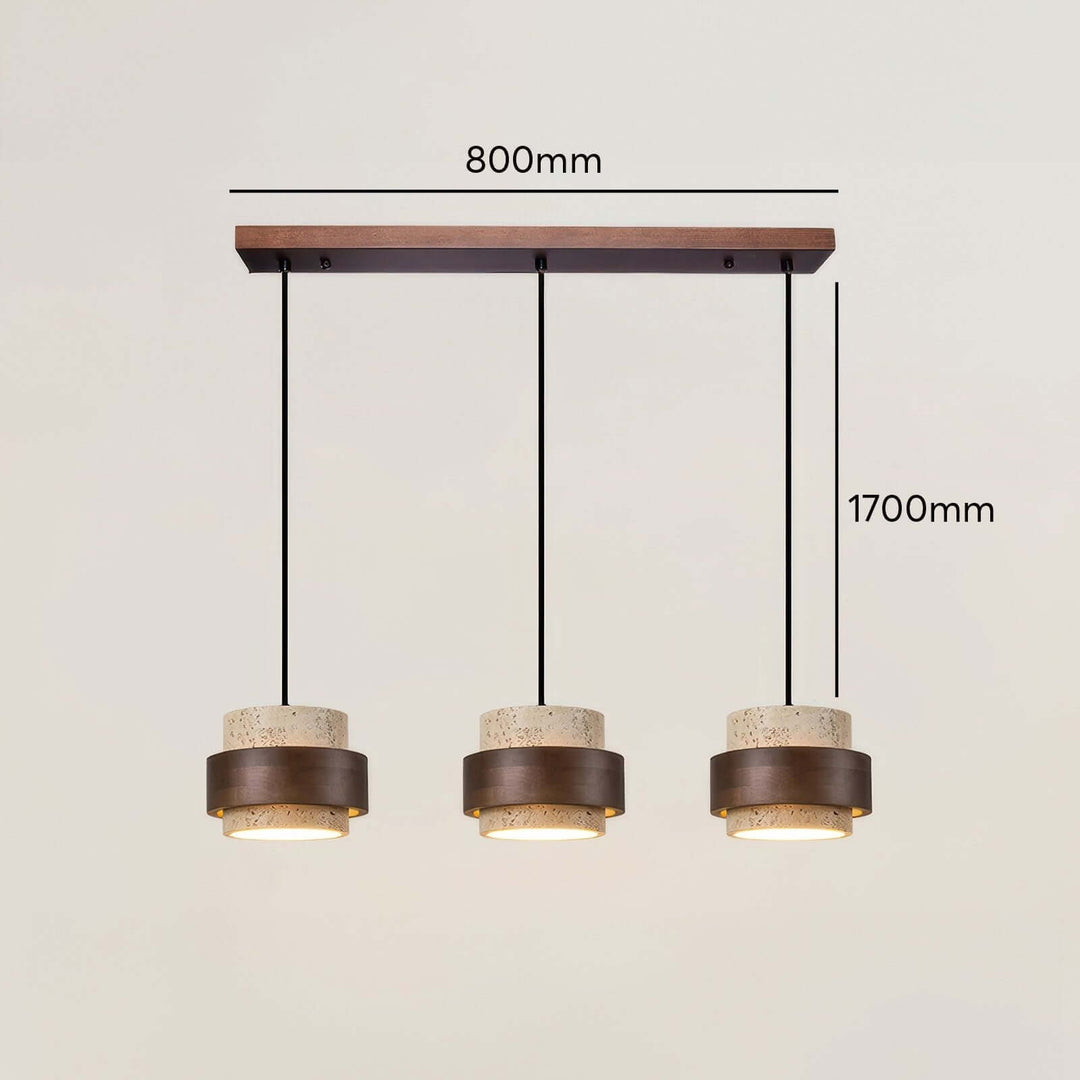 Wabi-Sabi Pendelvæglampe Retro Design