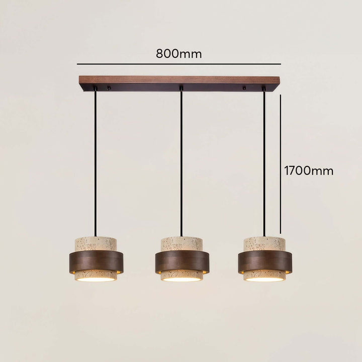 Wabi-Sabi Pendelvæglampe Retro Design