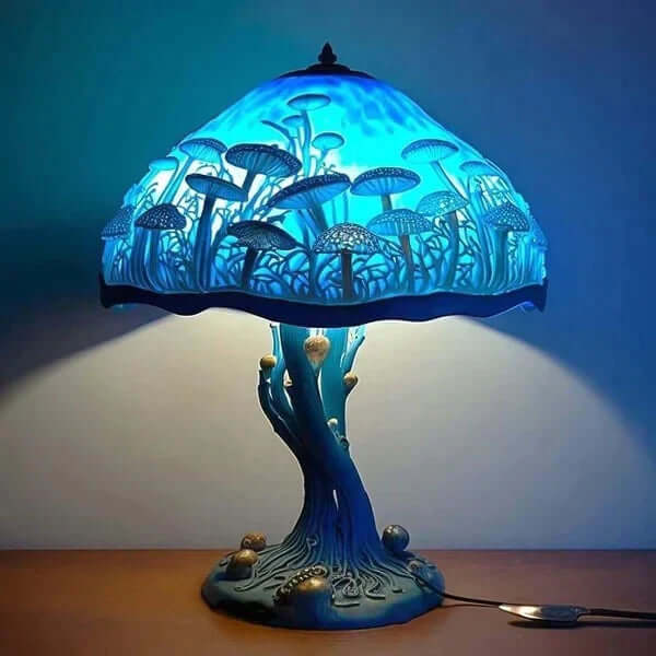 Blyglass Bordlampe - Stemningslys