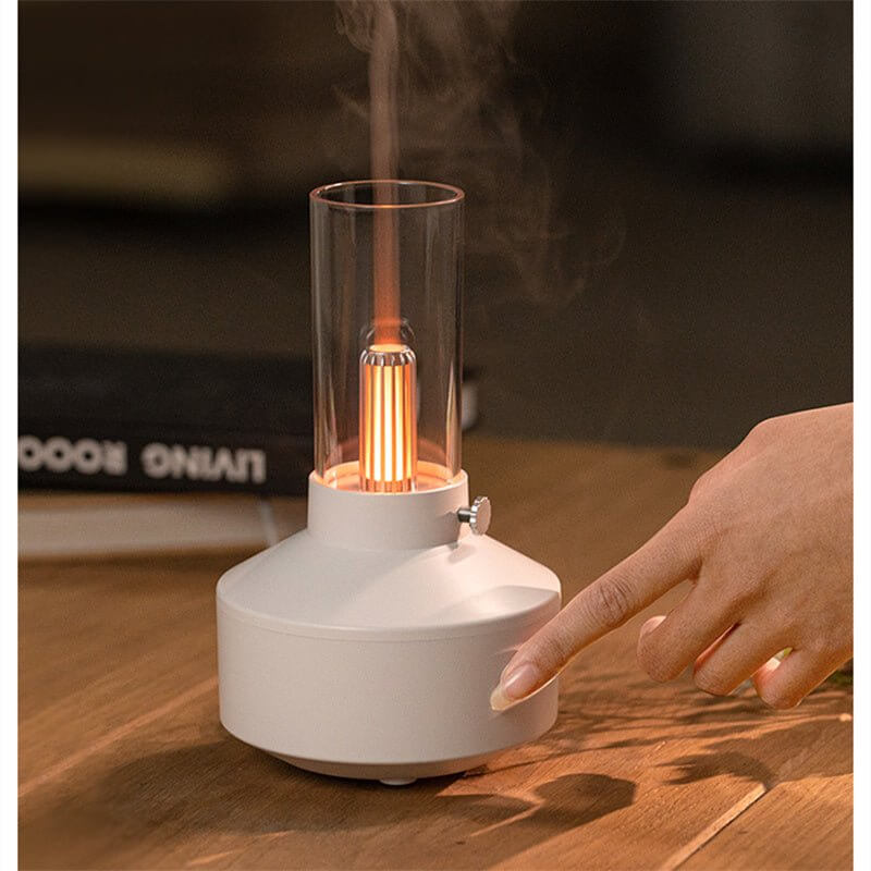 Ultrasonisk Aroma Diffuser med Natlys