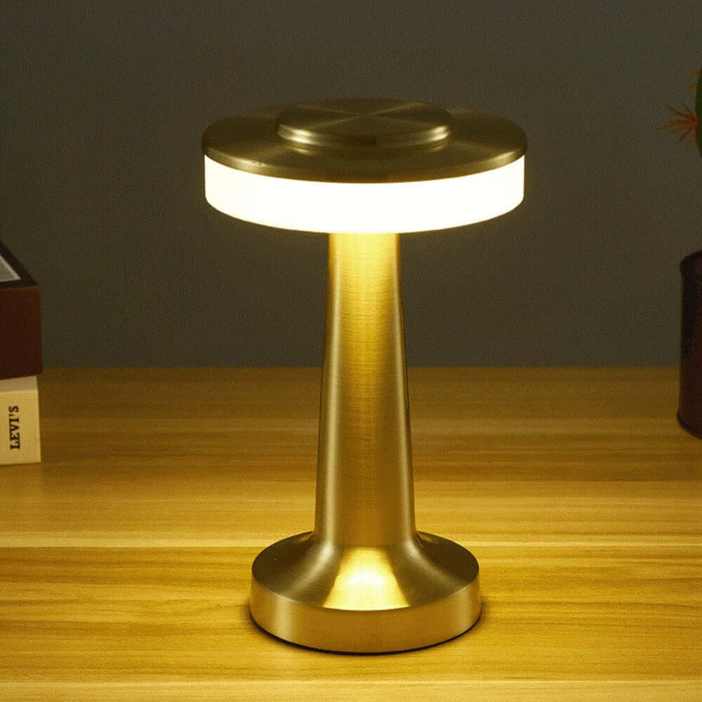 Trådløs LED Bordlampe, Genopladelig
