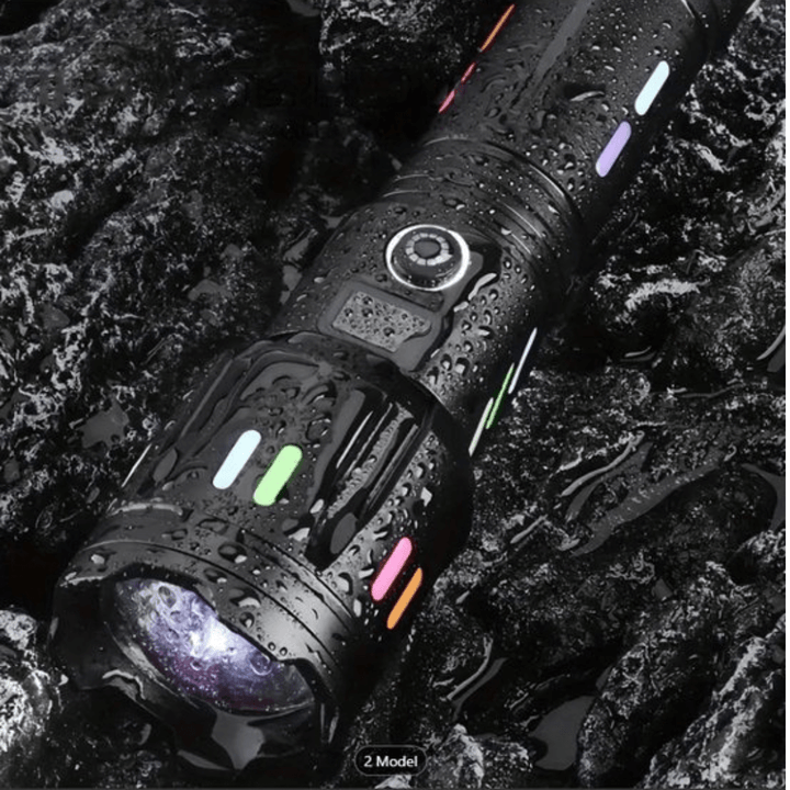 9000 Lumen Genopladelig LED Lommelygte