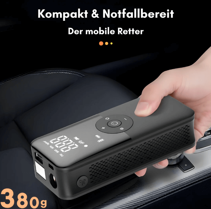 Bærbar Minipumpe med Digital Display