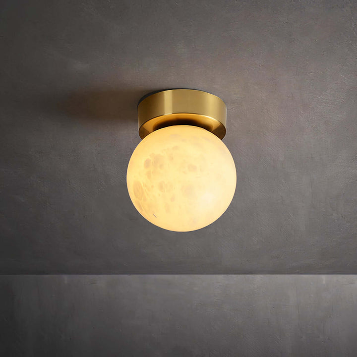 Måne Alabast Loftslys, Moderne LED, 15cm