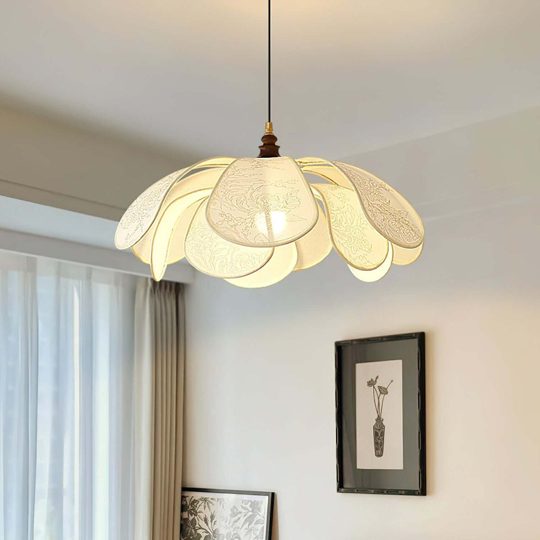 Moderne loft blomster pendellampe