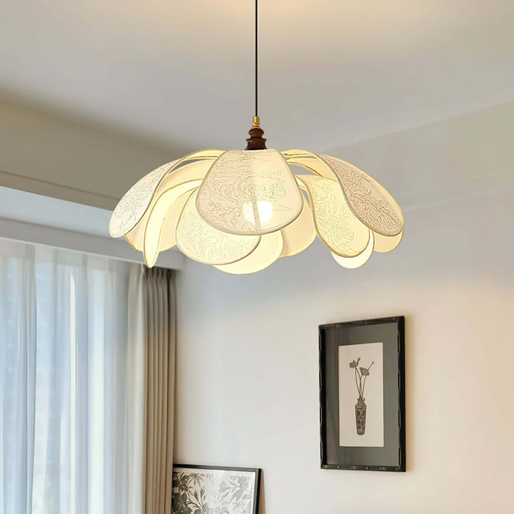 Moderne loft blomster pendellampe