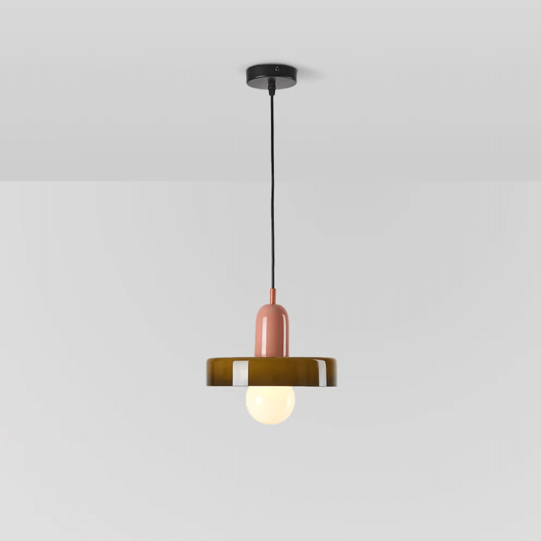 Moderne LED Glas Pendellampe med Justerbare Farver