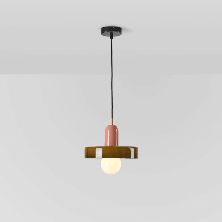 Moderne LED Glas Pendellampe med Justerbare Farver