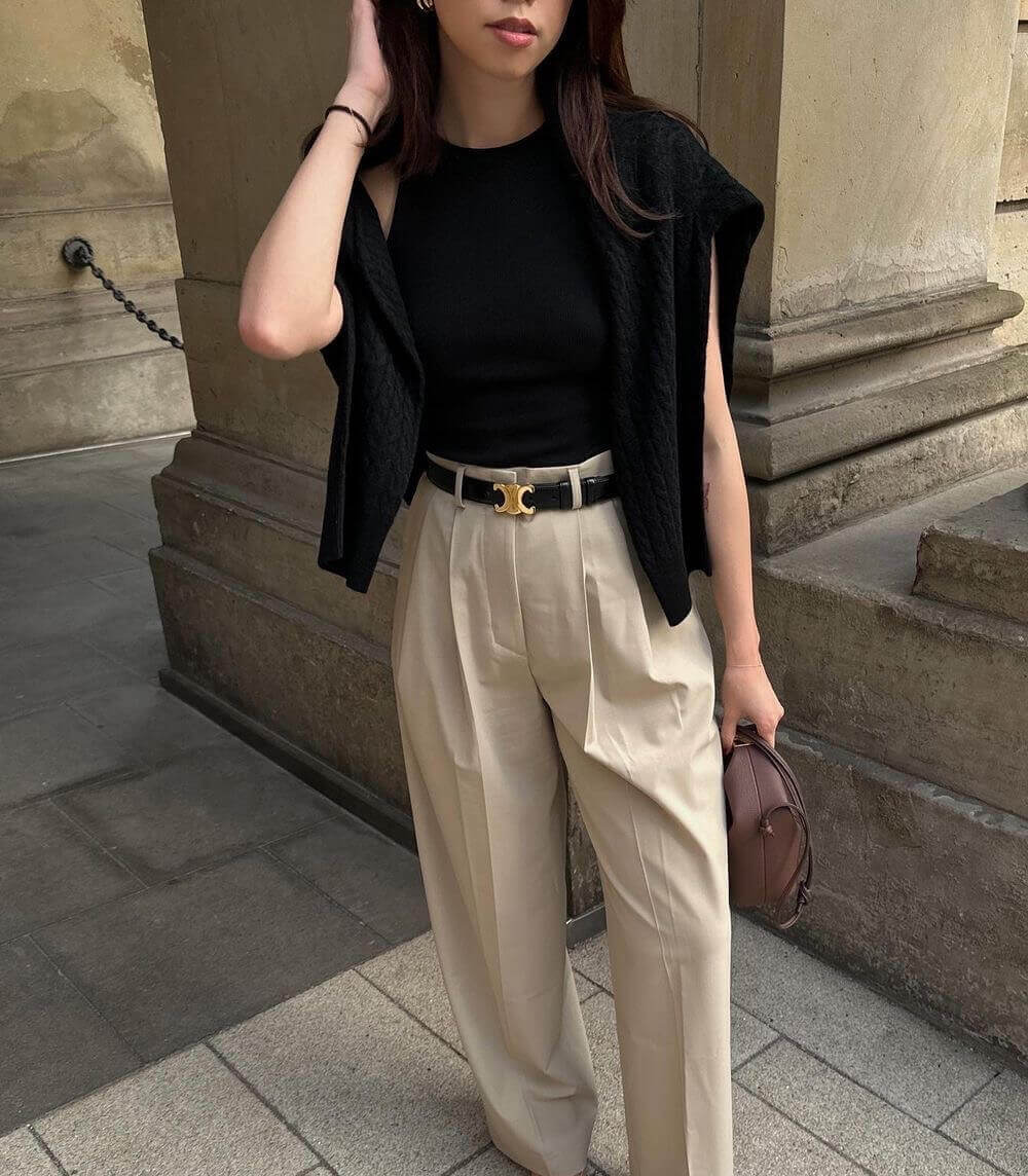 Vegan bælte i vintage look til kvinder