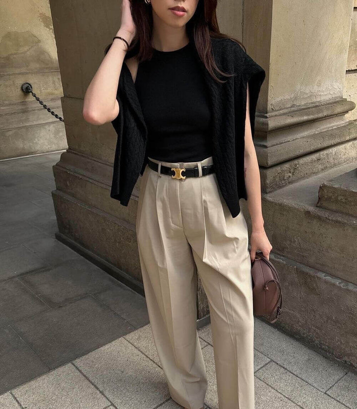 Vegan bælte i vintage look til kvinder