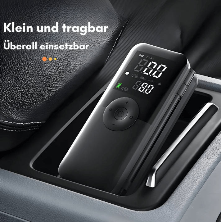 Bærbar Minipumpe med Digital Display