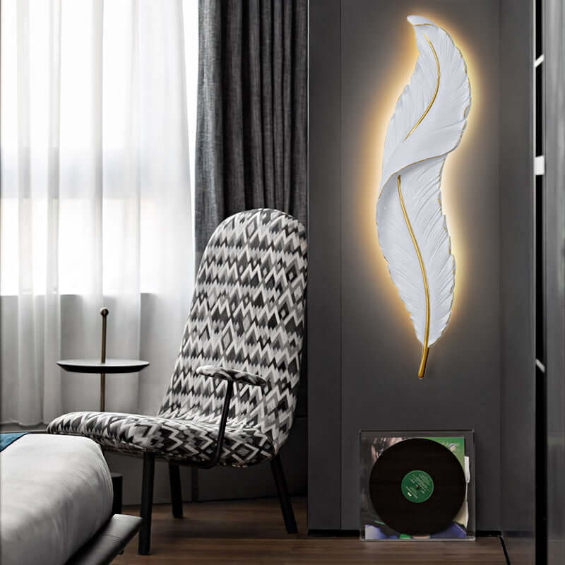 Moderne LED-væglampe – Tre-farvet belysning