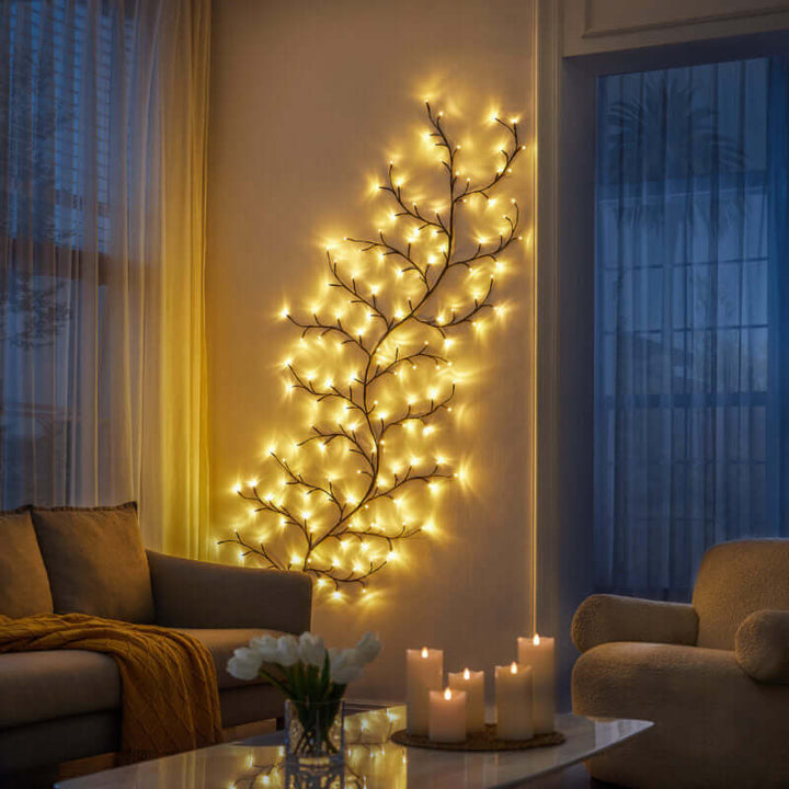 Dekorativ piletræ LED-lampe til stemningsbelysning