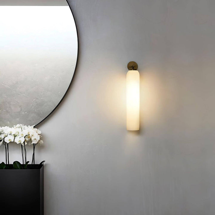 Elegant væglampe i kunstglas