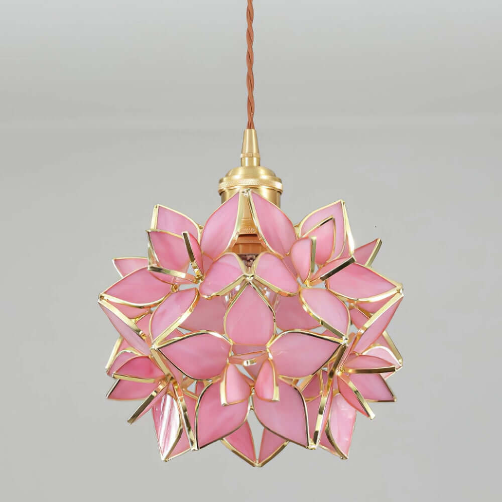 Håndlavet Kapiz Skal Loftslampe