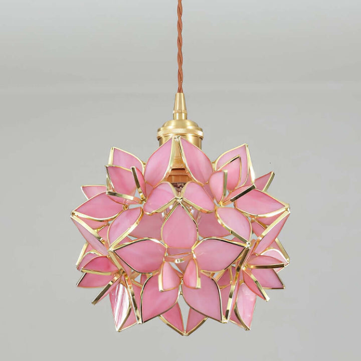 Håndlavet Kapiz Skal Loftslampe