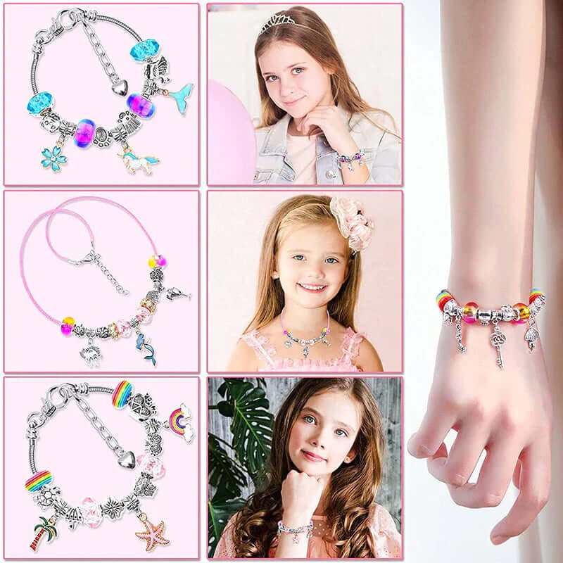 DIY Armbåndssæt - Glitrende Kreationer til Børn