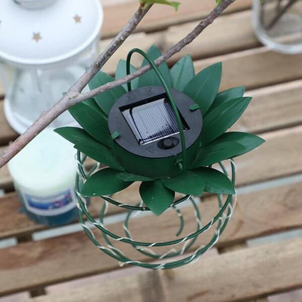 Solar Ananas Havelampe 28cm Udendørs Dekolampe