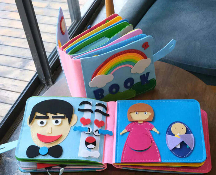 Montessori Filt Billedbog - Eventyr & Kreativitet