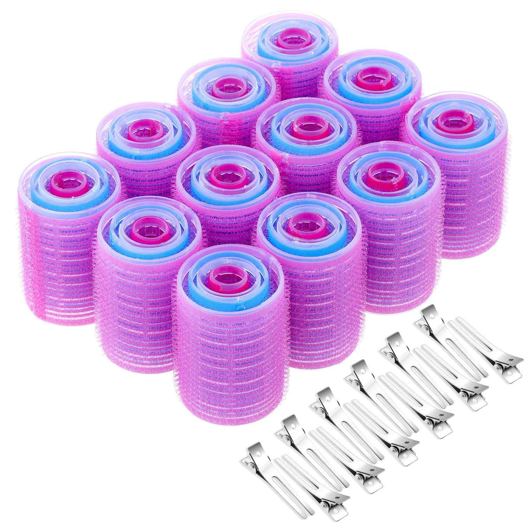 Hårculler-sæt med flerfarvede curlers