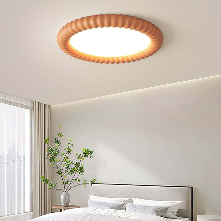 LED Loftloftslampe med bølge-design