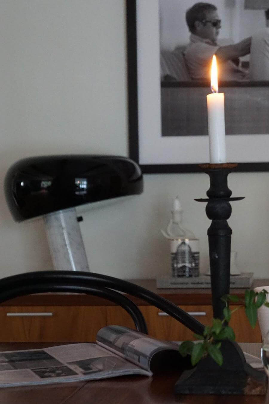 Designer Bordlampe i Marmor