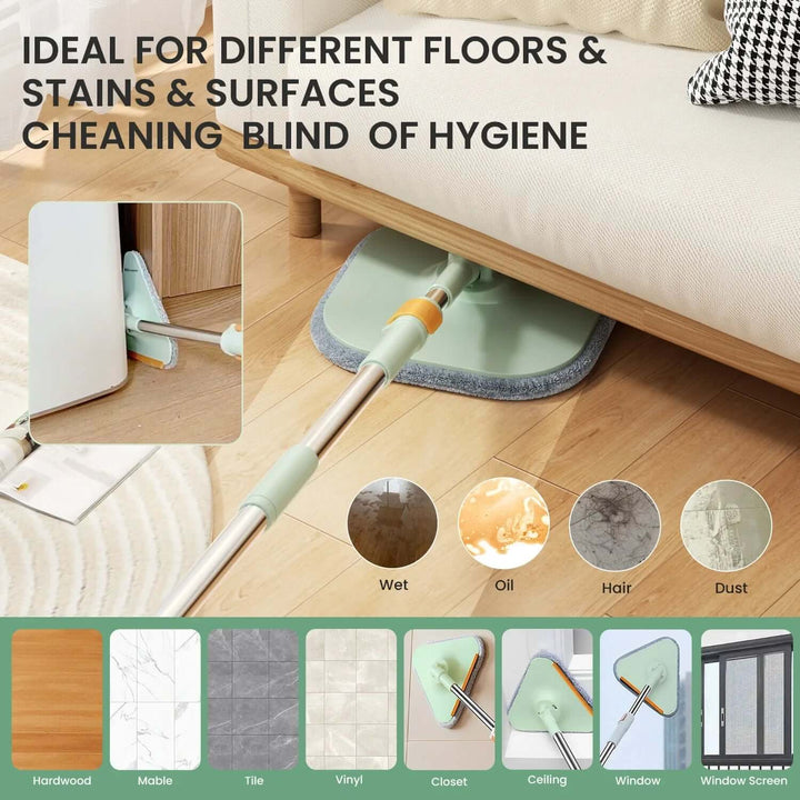 Roterende moppe med spand - SpinMop