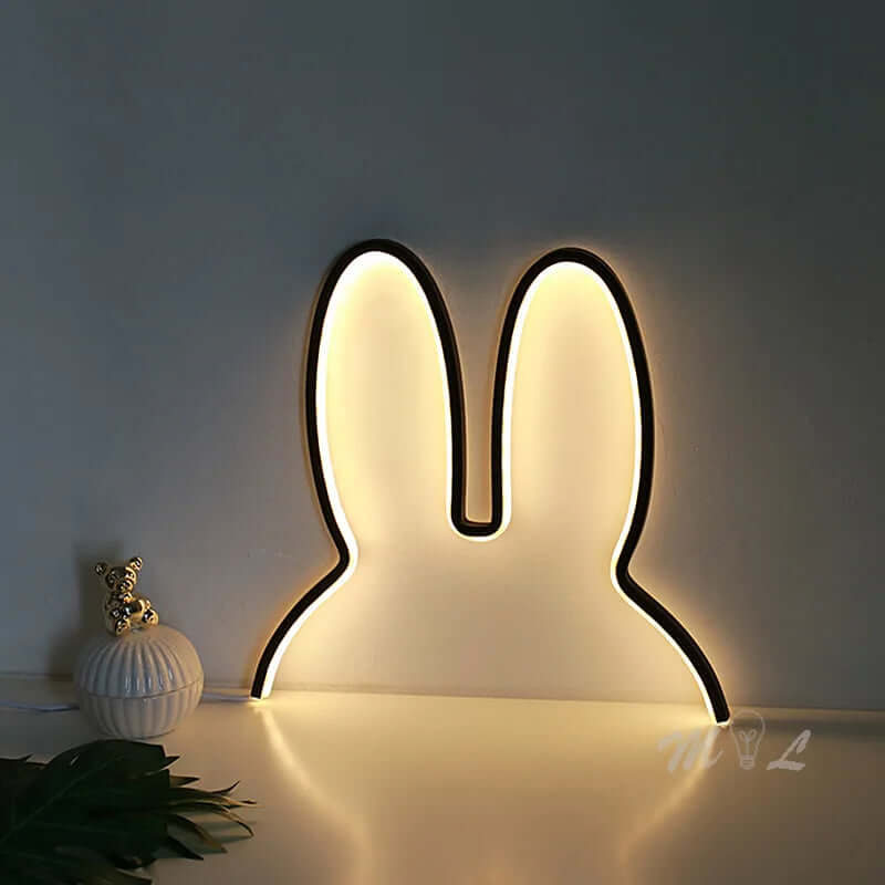Kanin LED Natlampe, USB Genopladelig