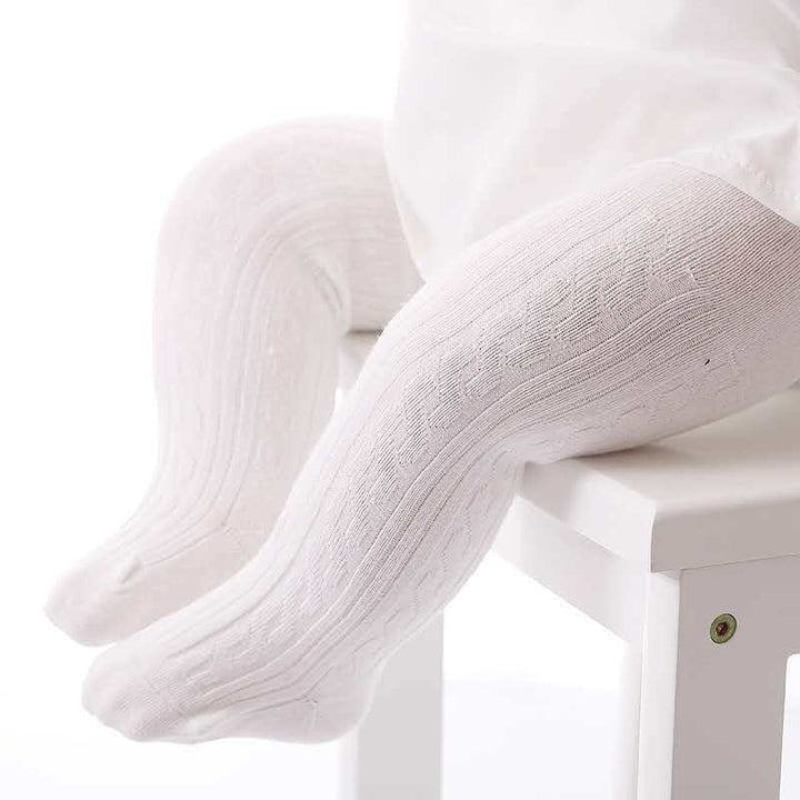 Pigernes Bomuldsstrikket Leggings: Bløde, Behagelige & Stilfulde