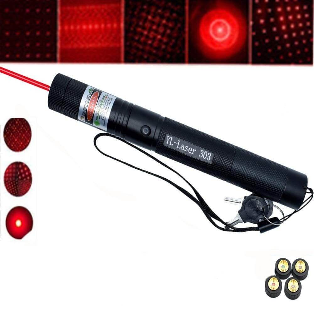 Kraftfuld laserpointer: Grøn/rød