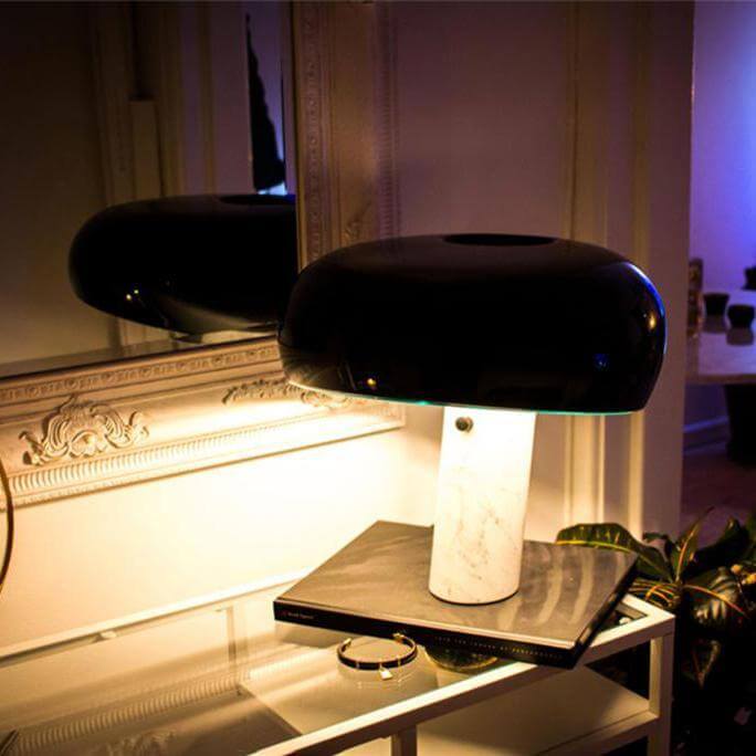 Designer Bordlampe i Marmor
