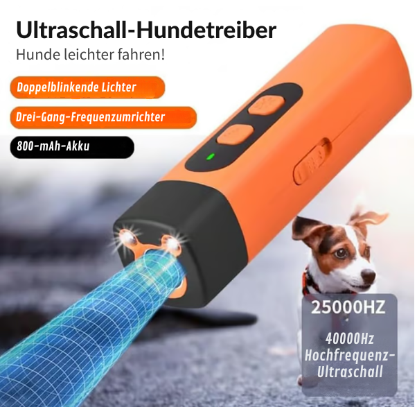 BarkEase ultralydstræner til lydløs gøkontrol, holder hundetræning effektiv og problemfri.