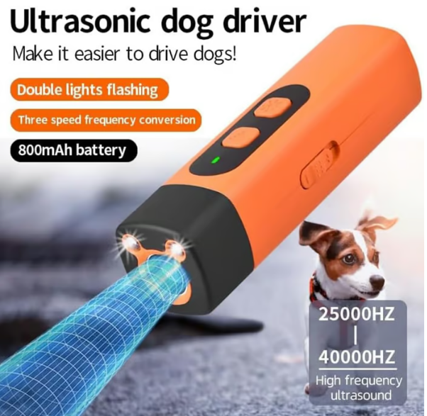BarkEase ultralydstræner hjælper med gøkontrol for hunde, skaber ro og bedre adfærd.