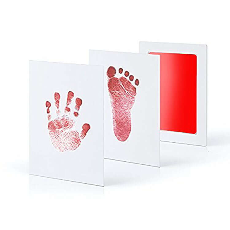 Baby hånd- og fodaftrykssæt til personlige minde