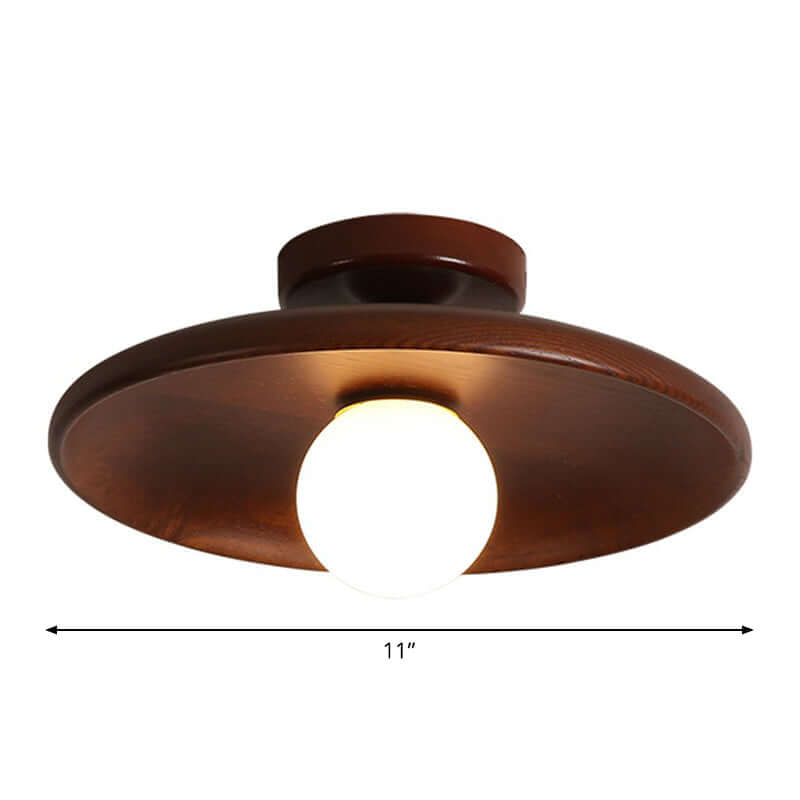 Moderne flad skål-loftlampe til hjemmet