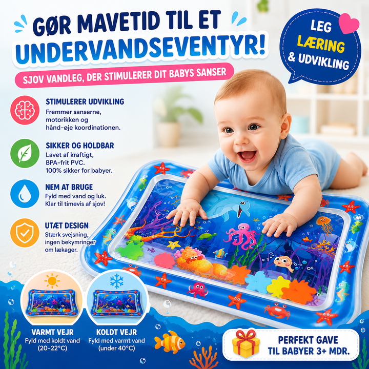Sansorisk Legetæppe til Babyer – Vandleg & Læring