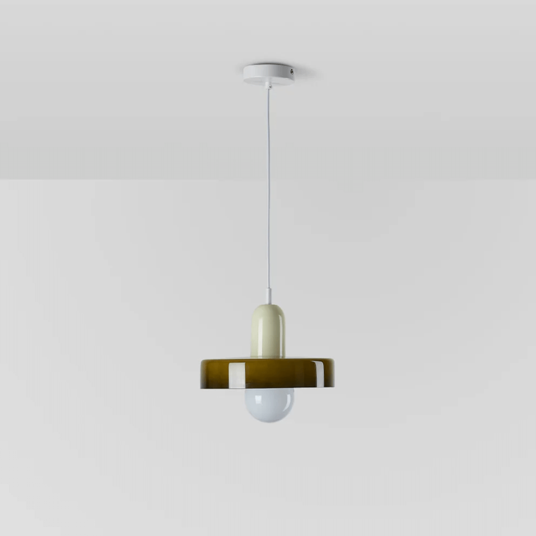 Moderne LED Glas Pendellampe med Justerbare Farver