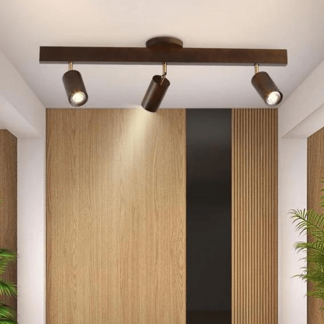 Justerbar loftspot i træ EcoLux