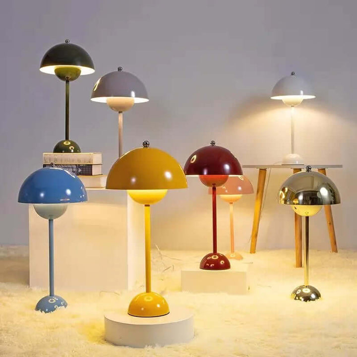 Dæmpbar Svampelampe i Moderne Design til Bord
