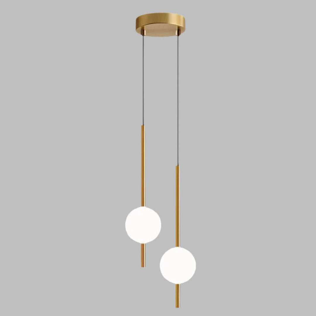 Moderne Glaskugle Pendellampe
