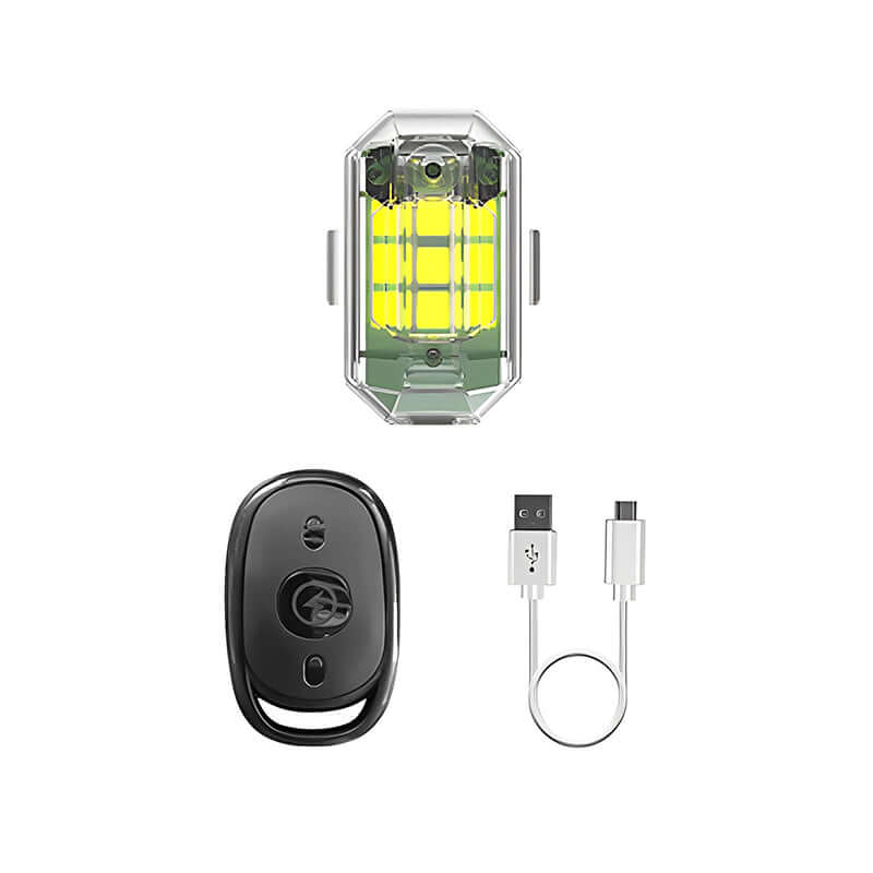 LED Lommelygte, 7 Farver, 7 Tilstande, Vandtæt