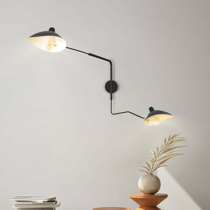 Designer væglampe - Moderne metalbelysning