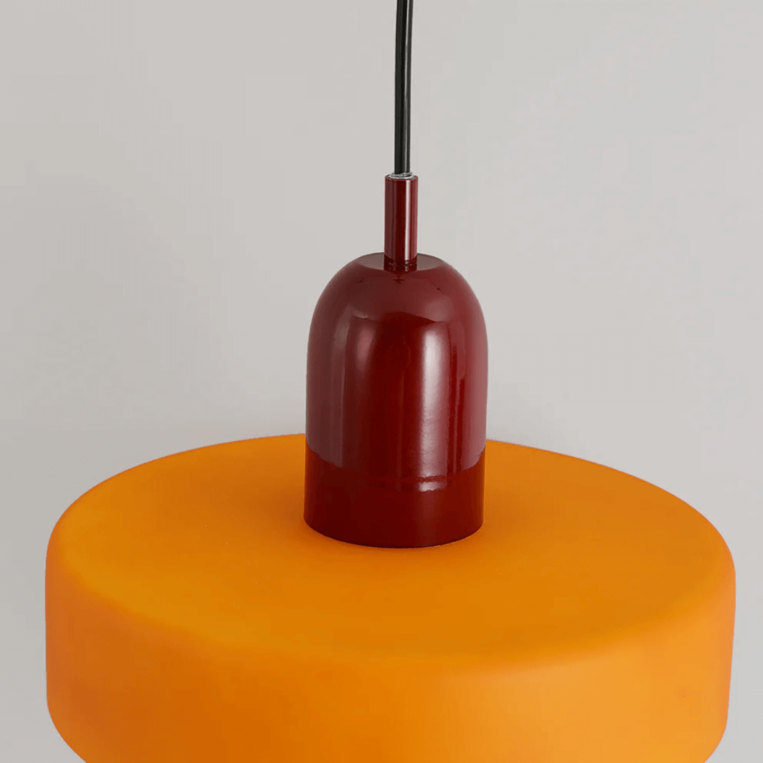 Moderne LED Glas Pendellampe med Justerbare Farver