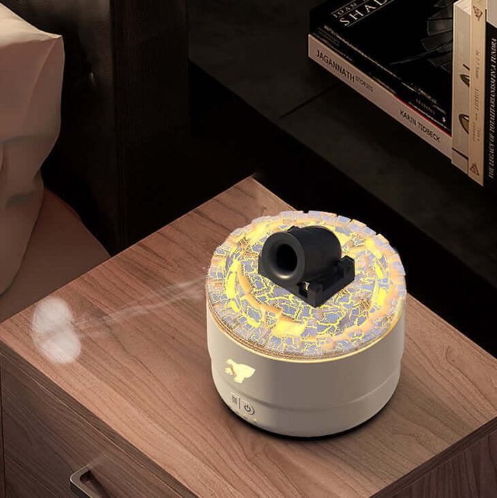Lavalampe Aromadiffuser & Luftfugter med LED-natlys